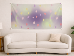Custom Panoramic Tapestry - Velvet Satin