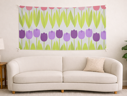 Custom Panoramic Tapestry - Velvet Satin