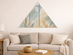 Custom Triangular Tapestry - Velvet Satin