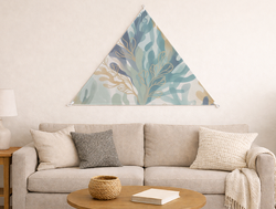 Custom Triangular Tapestry - Velvet Satin