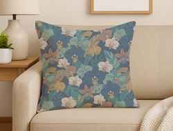 Custom Square Throw Pillow - Velvet Satin