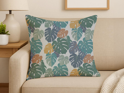 Custom Square Throw Pillow - Canvas