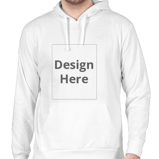 Custom Men's Hoodie - White