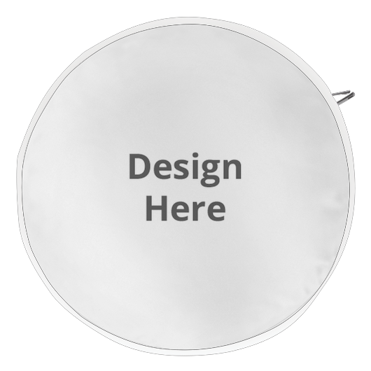 Custom Round Seat Cushion - Velvet Satin