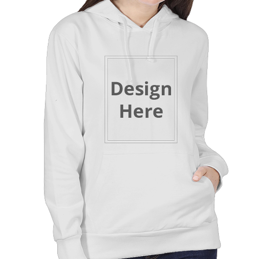 Custom Women's Hoodie - White