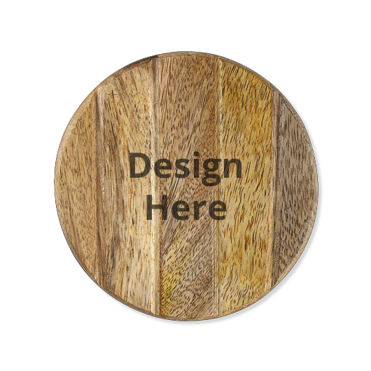 Custom Wood Coasters - Pack of 4 - Round