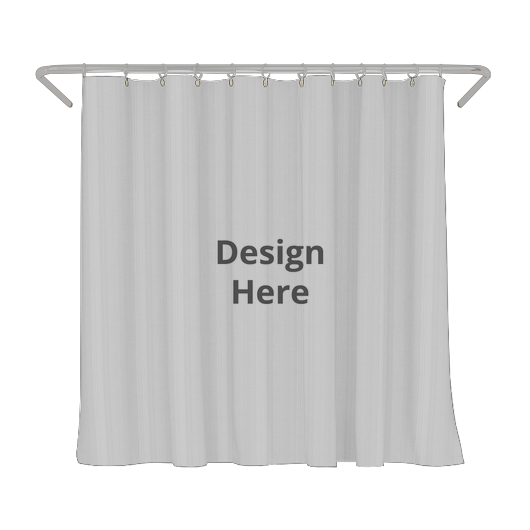 Custom Shower Curtain -  Hydro Shield - White
