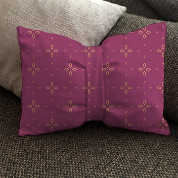 Custom Rectangle Bow Pillow - Canvas