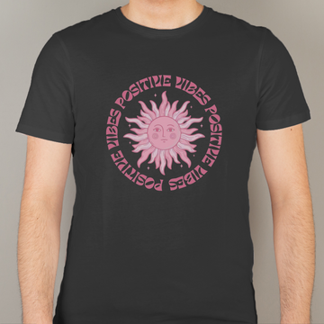 Custom Men's Crew Neck T-Shirt - Black