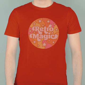 Custom Men's Crew Neck T-Shirt - Red