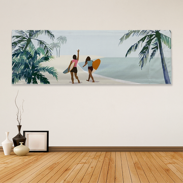 Custom Panoramic Tapestry - Velvet Satin