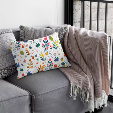 Custom Rectangle Throw Pillow - Canvas