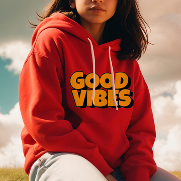 Custom Unisex Kids Full Sleeve Hoodie - Red