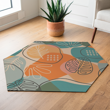 Rug - Luxe Grain - Hexagon