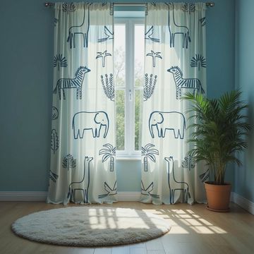 Custom Sheer Curtain - Linen Weave
