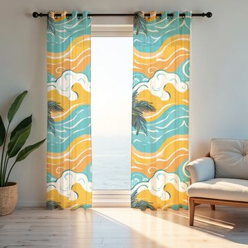 Custom Sheer Curtain - Luxe Stripe