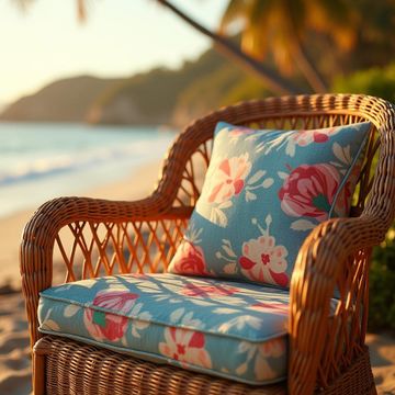 Custom Square/ Rectangle Seat Cushion - Canvas