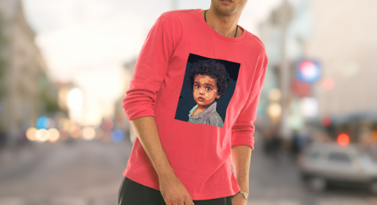 Custom Men's Long Sleeve T-Shirt