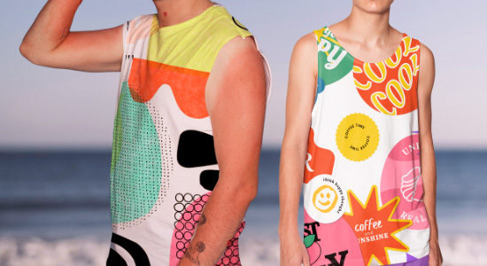 Custom Unisex All Over Printed Vest