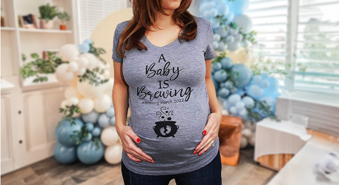 Custom Women's Maternity T-Shirt