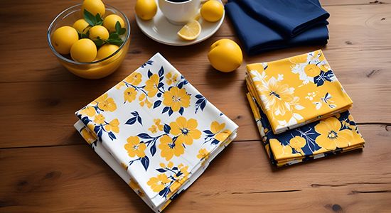 Custom Canvas Table Napkins - Pack of 4