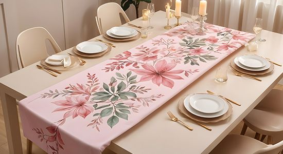 Custom Table Runner - Velvet Satin