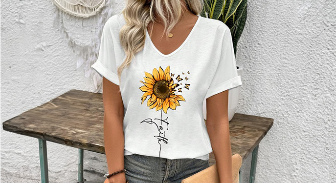 Custom Women's V-Neck T-Shirt