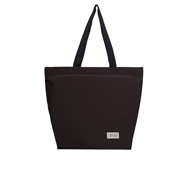 Large Zipper Tote - Coffee